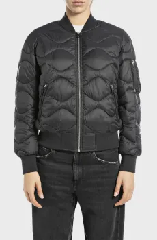 Женский черный бомбер Черный S Replay W7839 .000.85048