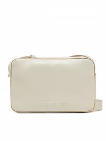 Calvin Klein Сумка Embossed Logo Camera Bag K60K612555 Бежевий Calvin Klein Сумка Embossed Logo Camera Bag K60K612555 Бежевий