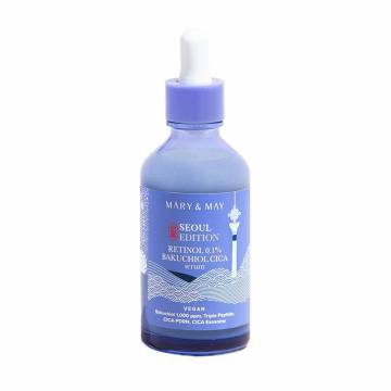 Сыворотка для лица Mary & May Retinol 0.1% Bakuchiol Cica Serum с ретинолом и бакучиолом, 80 мл Сыворотка для лица Mary & May Retinol 0.1% Bakuchiol Cica Serum с ретинолом и бакучиолом, 80 мл