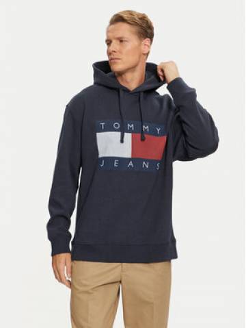 Tommy Jeans Світшот DM0DM20591 Cиній Relaxed Fit Tommy Jeans Світшот DM0DM20591 Cиній Relaxed Fit