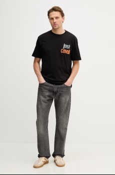 Хлопковая футболка Just Cavalli