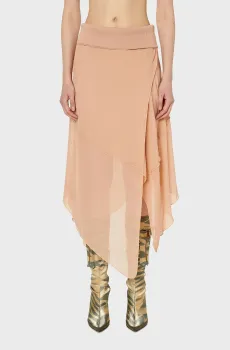 Женская бежевая юбка O-ROL Бежевый XS Diesel A09943 0JMAA