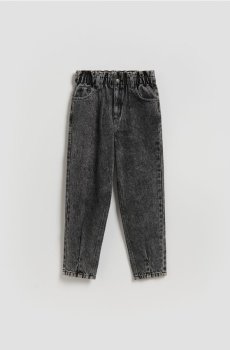 Reserved - Джинси paperbag - сірий - 339HN-90J