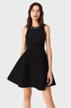 Женское черное платье Черный 36 MAJE MFPRO04506_Black