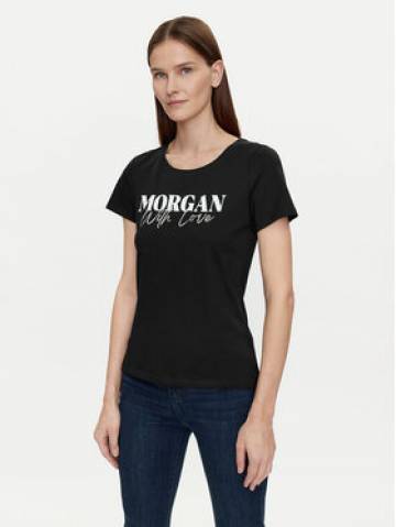 Morgan Футболка 241-DUNE Чорний Regular Fit Morgan Футболка 241-DUNE Чорний Regular Fit