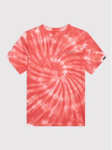 Vans Футболка Burst Tie Dye VN0A7TU9 Рожевий Classic Fit Vans Футболка Burst Tie Dye VN0A7TU9 Рожевий Classic Fit