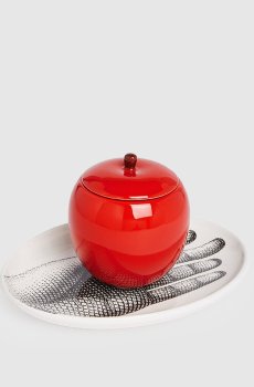 Ароматическая свеча AL BUIO - Peccato Originale Décor в керамическом подсвечнике