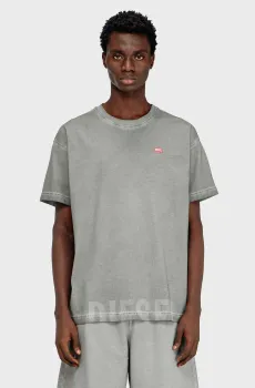 Мужская серая футболка T-NORM-T7 Серый XXL Diesel A18739 0IKBQ