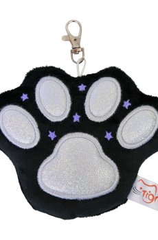 Мягкая игрушка-брелок Tigres Лапка, черная, от 3 лет, 15*13*4 см (ПД-0510)