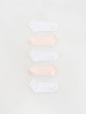 Reserved - GIRLS` SOCKS MULTI - білий - 623EB-00X Reserved - GIRLS` SOCKS MULTI - білий - 623EB-00X