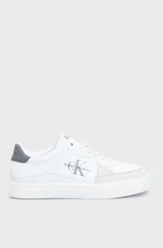Мужские белые кожаные сникерсы CLASSIC CUPSOLE LOW Белый 45 Calvin Klein YM0YM00885