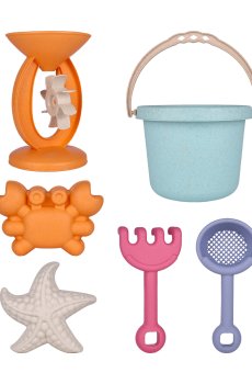 Набор для игры с песком ranxian с мельницей, 6 предметов, от 3 лет, размеры ведерка 15*14 см