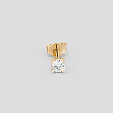 Золотые серьги Minimal ЗВС-158/2ж-одна Золотые серьги Minimal ЗВС-158/2ж-одна
