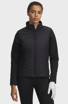 Женская черная спортивная кофта UA Drive Pro Insulated FZ Черный L Under Armour 6003800-001