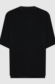 Черный топ с шелком