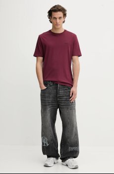 Хлопковая футболка HUGO Dero222