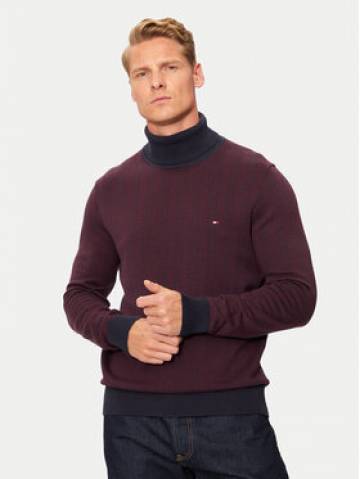 Tommy Hilfiger Гольф MW0MW37023 Бордовий Regular Fit