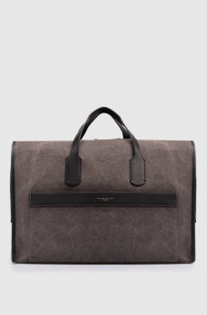 Серая дорожная сумка Berlino с логотипом
