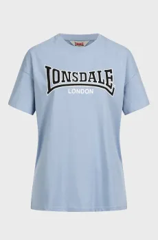 Женская голубая футболка OUSDALE Голубой L Lonsdale 117258