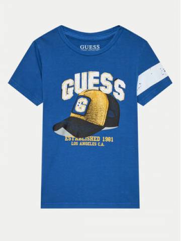 Guess Футболка N4YI04 K8HM4 Голубий Regular Fit Guess Футболка N4YI04 K8HM4 Голубий Regular Fit