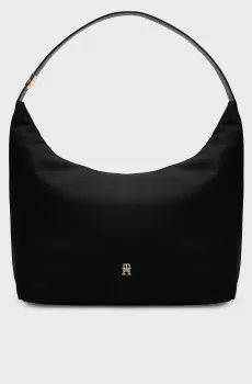 Женская черная сумка LARGE Черный ONESIZE Tommy Hilfiger AW0AW18283