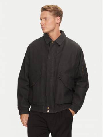 Hugo Шкіряна куртка Lamoto 50516888 Чорний Regular Fit Hugo Шкіряна куртка Lamoto 50516888 Чорний Regular Fit