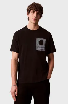 Мужская черная футболка GRAP Черный XXL Calvin Klein LV04RE803G