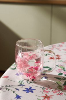 Скляна кружка з подвійним дном - різнобарвний