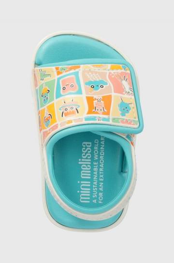 Детские сандалии Melissa цвет бирюзовый Детские сандалии Melissa цвет бирюзовый