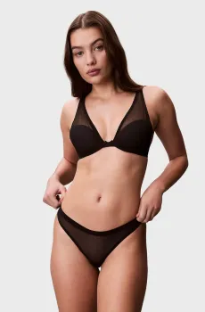 Женские черные трусики Черный L Calvin Klein LV00QF8450