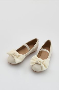 Reserved - Балетки з бантиком - кремовий - 841IS-01X
