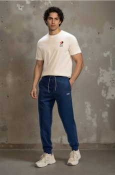 Спортивні штани джогери - steel blue