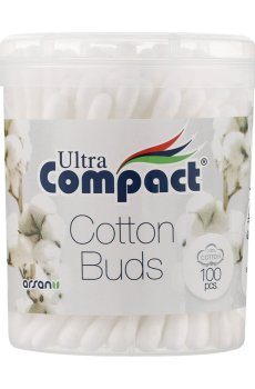 Ватные палочки Ultra Compact Cotton Buds, 100 шт