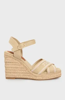 Женские бежевые босоножки ESPAD Бежевый 39 Tommy Hilfiger FW0FW08668