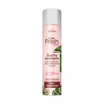 Сухой шампунь Joanna Ultra Fresh Hair Dark Brown Dry Shampoo для темных волос, 200 мл Сухой шампунь Joanna Ultra Fresh Hair Dark Brown Dry Shampoo для темных волос, 200 мл