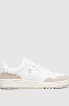 Белые кожаные кроссовки Greyhound