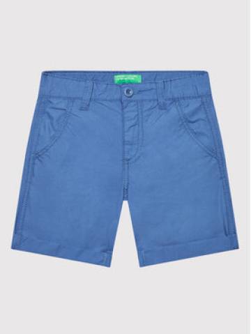 United Colors Of Benetton Шорти з тканини 4AC759270 Голубий Regular Fit United Colors Of Benetton Шорти з тканини 4AC759270 Голубий Regular Fit