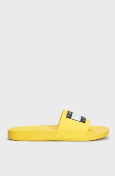 Мужские желтые слайдеры TOMMY JEANS POOL SLIDE ESS Желтый 44 Tommy Jeans EM0EM01191