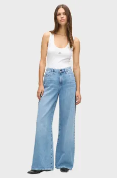Женские голубые джинсы STUD DETAIL Голубой 28 Karl Lagerfeld B1W10047
