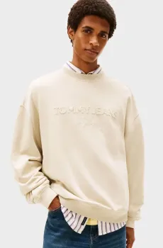 Мужской белый свитшот 90S GMD NEW CLASSICS Белый L Tommy Jeans DM0DM22363