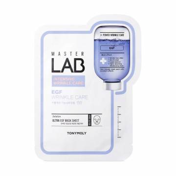 Тканевая маска для лица Tony Moly Master Lab EGF Wrinkle Care Mask Sheet Антивозрастная, 19 г Тканевая маска для лица Tony Moly Master Lab EGF Wrinkle Care Mask Sheet Антивозрастная, 19 г