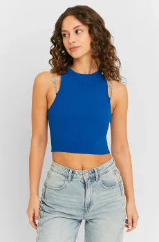 Женский синий топ Синий XS Tally Weijl SPUNYPASTOR