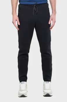 Мужские черные спортивные брюки WORKOUT PANT ZIP Черный XL Lotto 220060/1CL