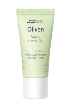 Гель для кожи вокруг глаз Оlivenol Augen Contour Gel Кофеин и гиалуроновая кислота, 15 мл