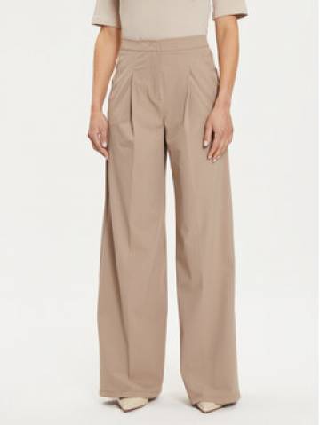 Max Mara Leisure Штани з тканини Bonn 2426786017 Бежевий Relaxed Fit Max Mara Leisure Штани з тканини Bonn 2426786017 Бежевий Relaxed Fit