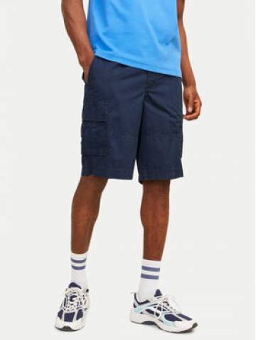 Jack&Jones Шорти з тканини Jpstcole 12253222 Cиній Loose Fit Jack&Jones Шорти з тканини Jpstcole 12253222 Cиній Loose Fit
