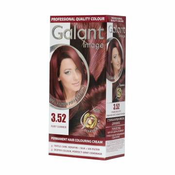 Крем-краска для волос Galant Image Permanent Hair Colouring Cream 3.52 Рубиновое лето, 115 мл Крем-краска для волос Galant Image Permanent Hair Colouring Cream 3.52 Рубиновое лето, 115 мл