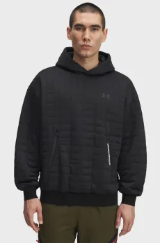 Мужское черное худи UA Unstoppable Flc Txtr Top Черный S Under Armour 6003867-001