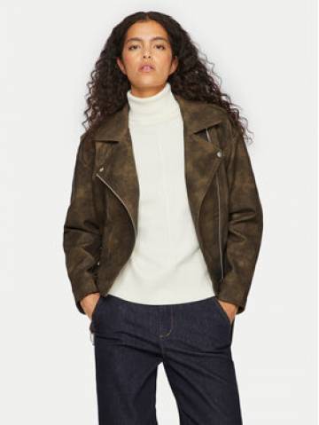 Vila Куртка зі штучної шкіри Line 14102785 Коричневий Regular Fit Vila Куртка зі штучної шкіри Line 14102785 Коричневий Regular Fit