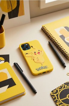 Чохол для iPhone Pokémon - жовтий